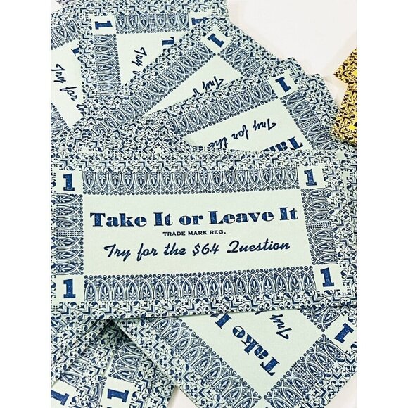 WWII Take It or Leave It $64 Question Trivia Game Victory Buy Bonds Propaganda - Picture 6 of 9
